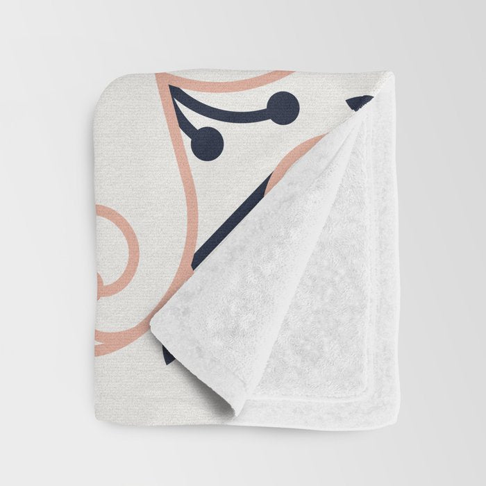Nah - Peach Palette Throw Blanket Gallery Image 3
