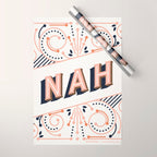 Nah - Peach Palette Wrapping Paper Gallery Image 1