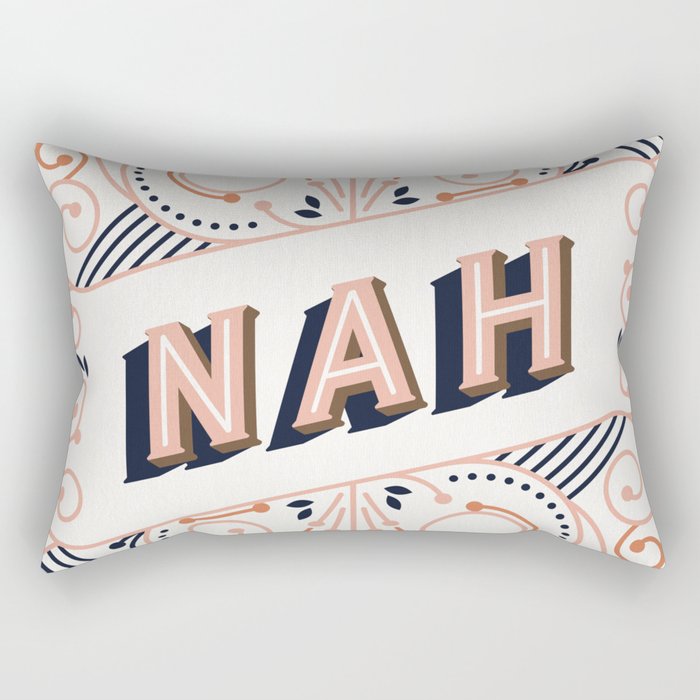 Nah - Peach Palette Rectangular Pillow Gallery Image 2