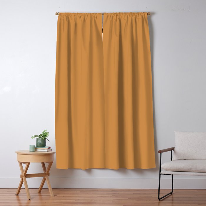 Desert Sands: Camel Skin Hue and Leather Style Window Curtain Gallery Image 5