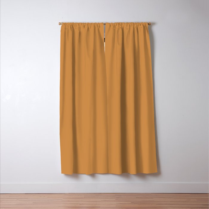 Desert Sands: Camel Skin Hue and Leather Style Window Curtain Gallery Image 3