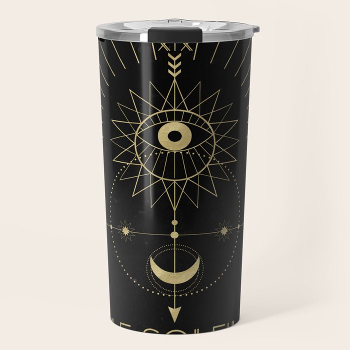 Le Soleil or The Sun Tarot Travel Mug Gallery Image 1