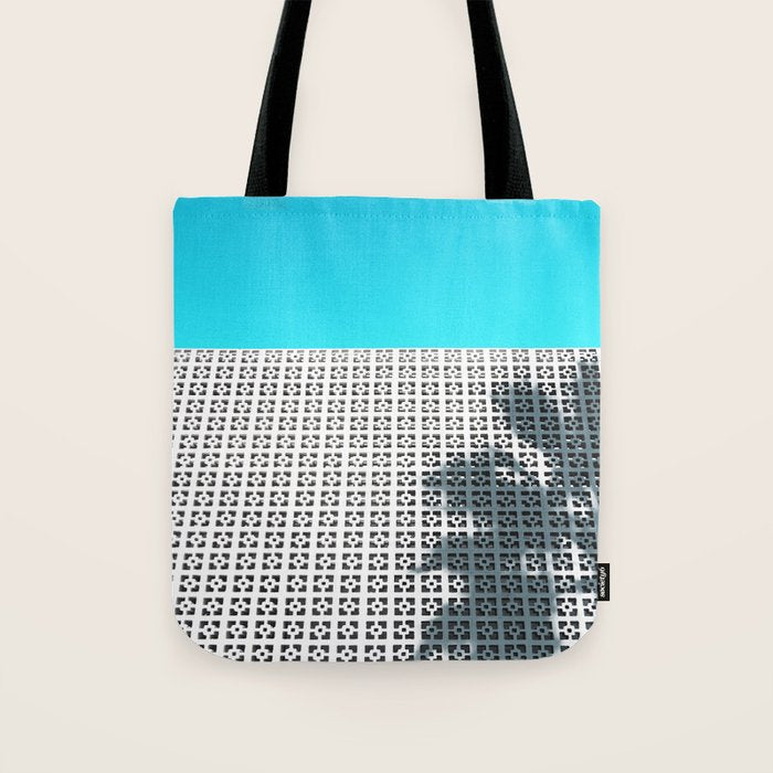 Parker Palm Springs with Palm Tree Shadow Tote Bag Gallery Image 1