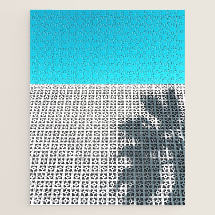 Parker Palm Springs with Palm Tree Shadow Jigsaw Puzzle Gallery Image 1