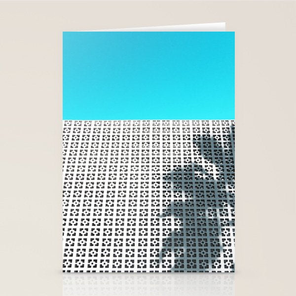 Parker Palm Springs with Palm Tree Shadow Stationery Card Gallery Image 1