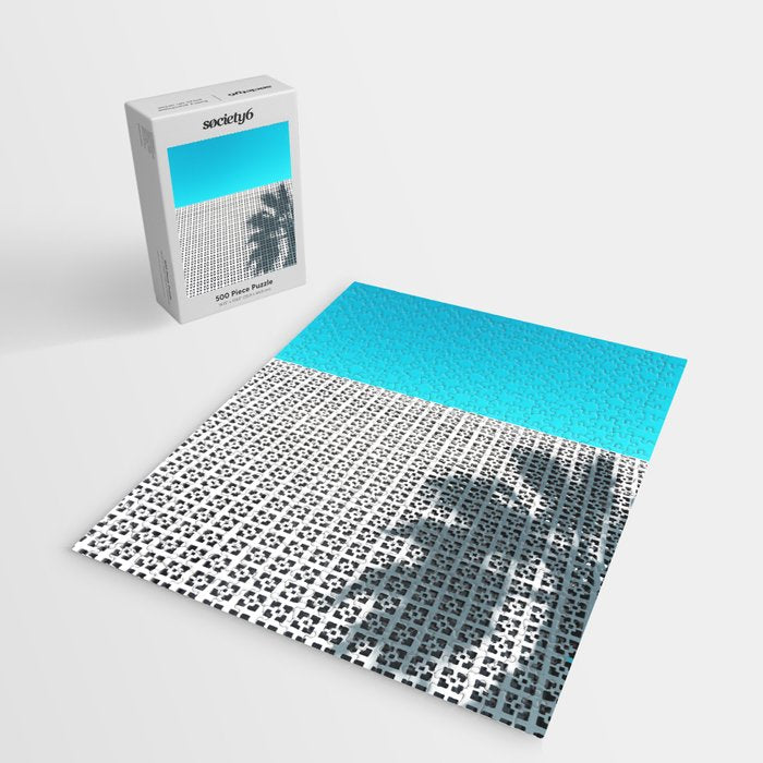 Parker Palm Springs with Palm Tree Shadow Jigsaw Puzzle Gallery Image 2