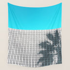 Parker Palm Springs with Palm Tree Shadow Wall Tapestry Gallery Image 4