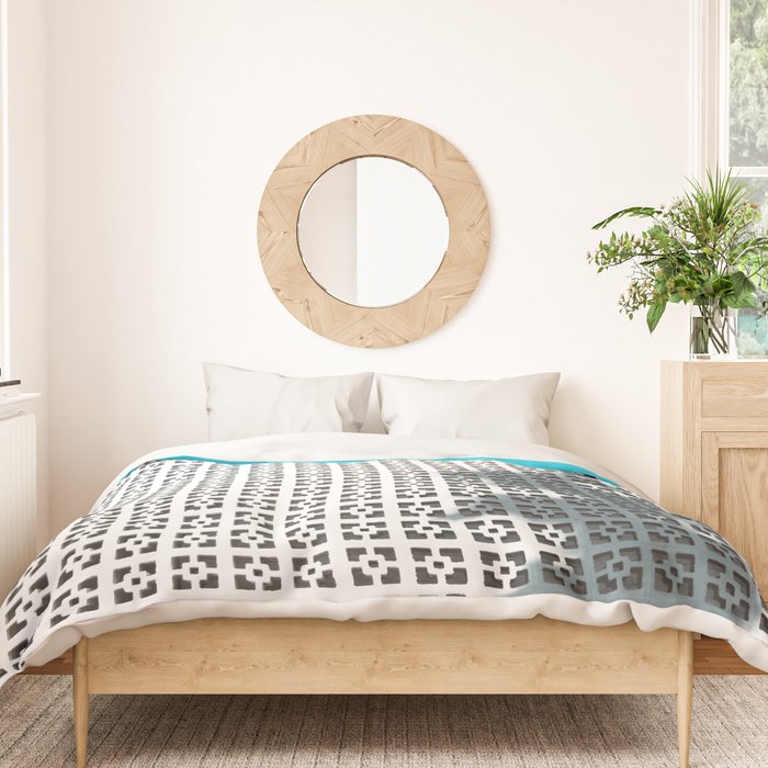 Parker Palm Springs with Palm Tree Shadow Duvet Cover Gallery Image 3