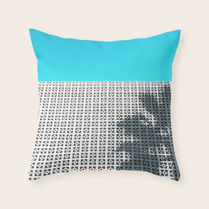 Parker Palm Springs with Palm Tree Shadow Throw Pillow Gallery Image 6
