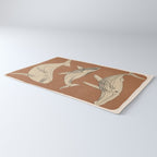 Modern Minimalist Abstract Whales 2 Rug Gallery Image 3