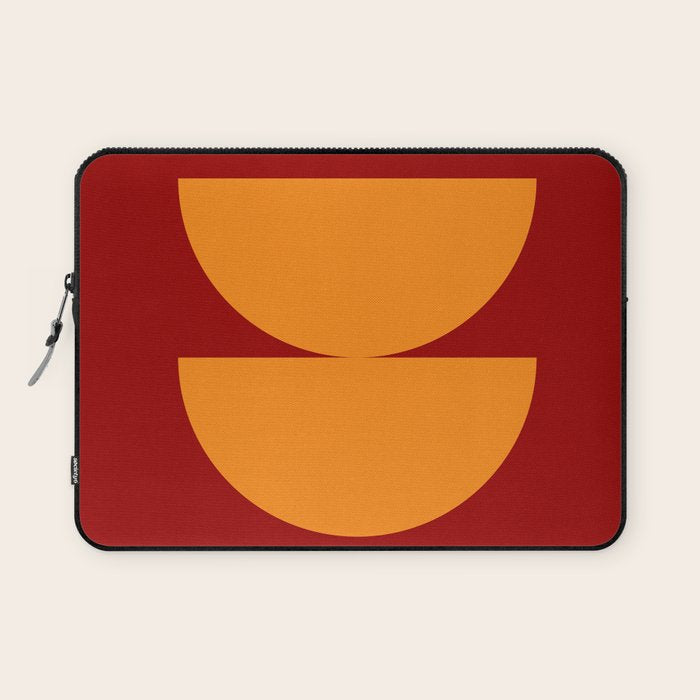 Burnt Umber - Abstract Autumn Sunset Laptop Sleeve Gallery Image 1