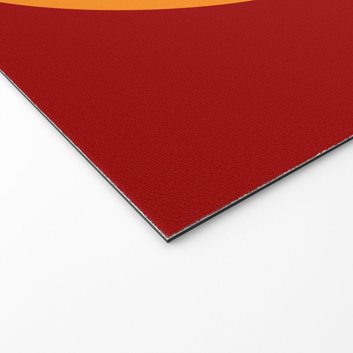 Burnt Umber - Abstract Autumn Sunset Welcome Mat Gallery Image 2