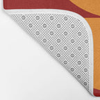 Burnt Umber - Abstract Autumn Sunset Bath Mat Gallery Image 2