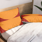 Burnt Umber - Abstract Autumn Sunset Pillow Sham Gallery Image 2