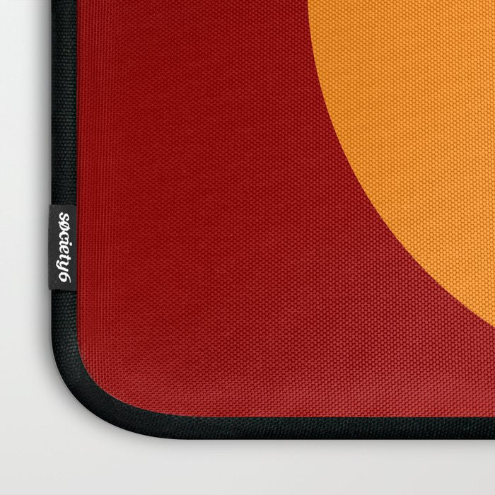 Burnt Umber - Abstract Autumn Sunset Laptop Sleeve Gallery Image 3
