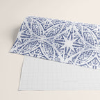 Leaves indigo fantasy tiled 4 Wrapping Paper Gallery Image 2