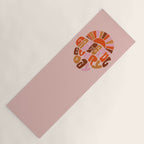 Grateful Everyday - 70s Hippie Style  Yoga Mat Gallery Image 1