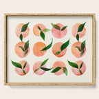 Abstract Watercolor Fruit Shapes Serving Tray Gallery Image 1