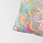 Bohemian Festival Lotus Mandala Pillow Sham Gallery Image 4