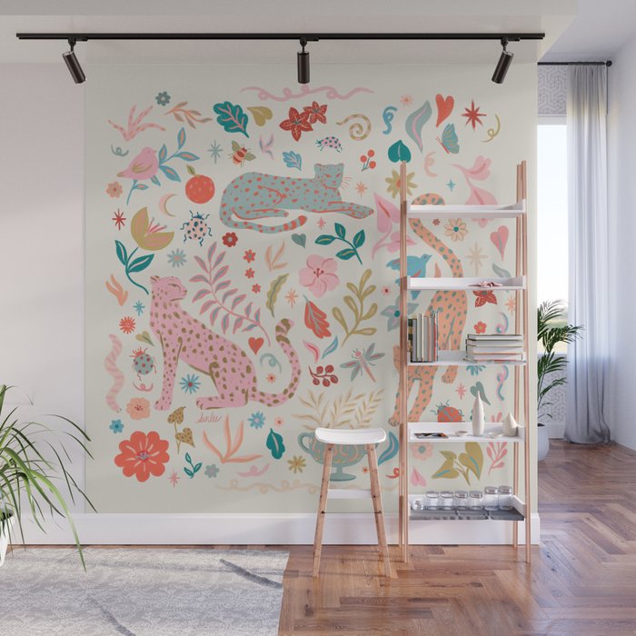 Boho Jungle Wall Mural Gallery Image 1