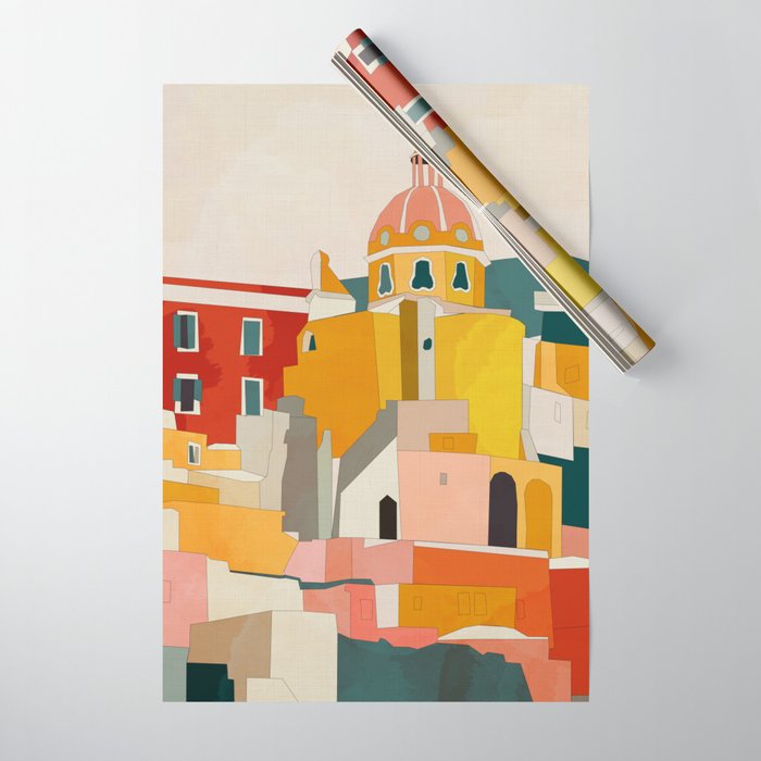 Procida Wrapping Paper Gallery Image 1