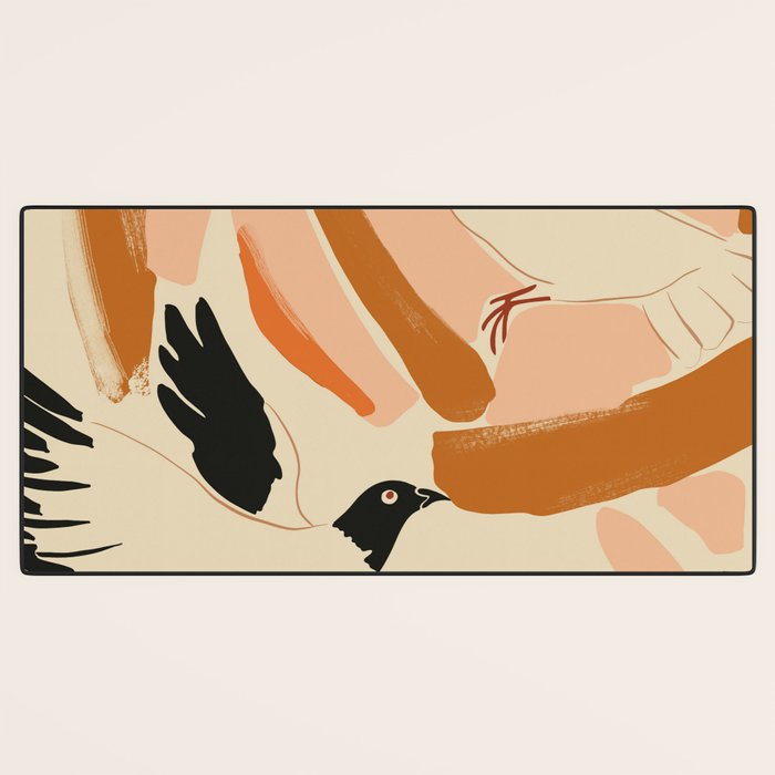 Flying Birds Desk Mat Gallery Image 3