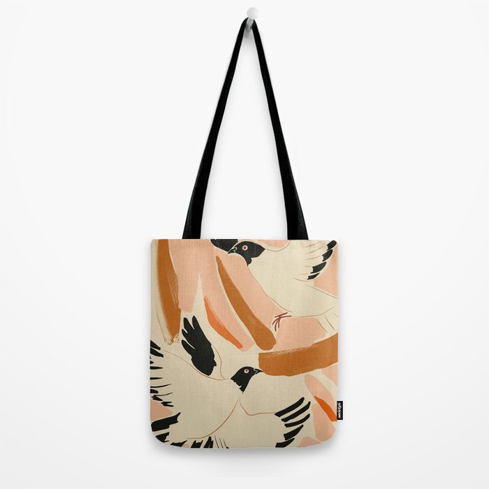Flying Birds Tote Bag Gallery Image 2