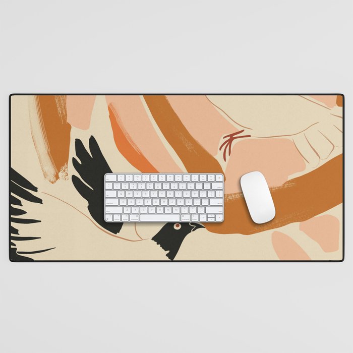 Flying Birds Desk Mat Gallery Image 1