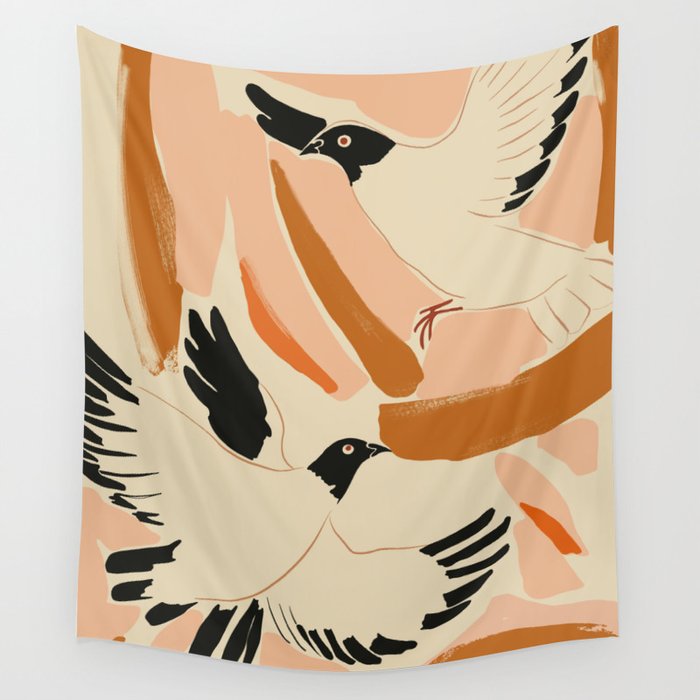 Flying Birds Wall Tapestry Gallery Image 1