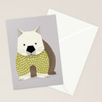Whimsical Wombat Stationery Card Gallery Image 2