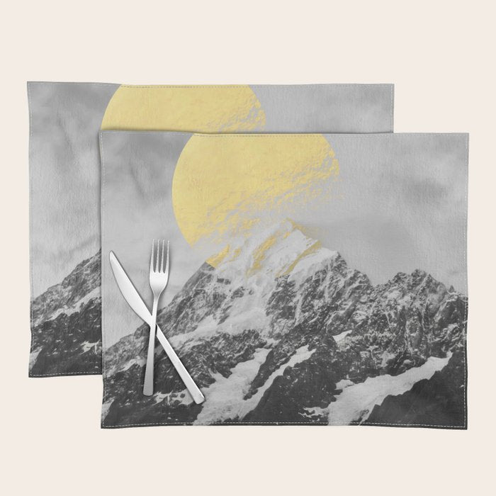 Moon dust mountains Placemat Gallery Image 1