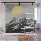 Moon dust mountains Wall Mural Gallery Image 1