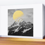 Moon dust mountains Wall Mural Gallery Image 2