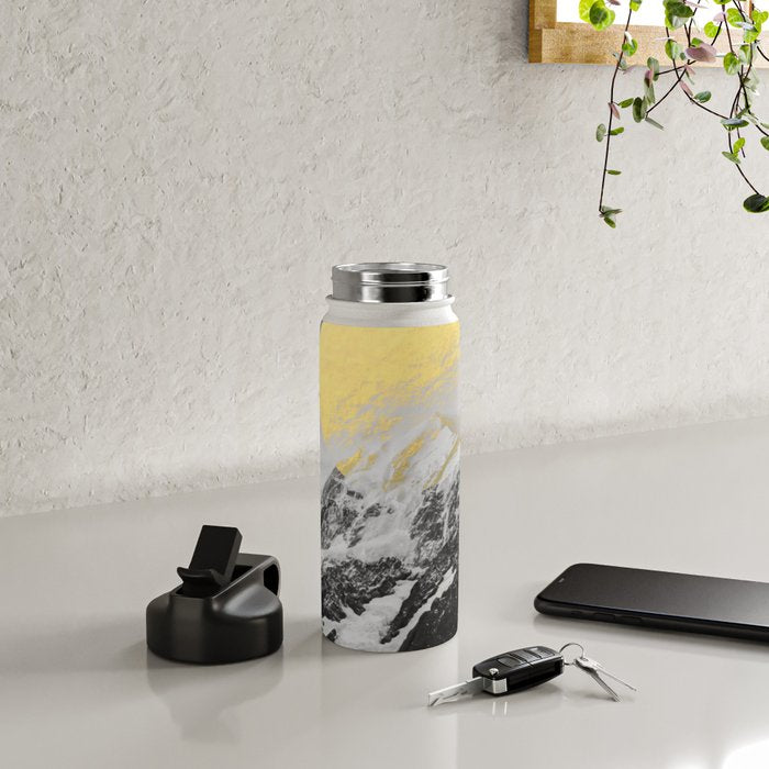 Moon dust mountains Water Bottle Gallery Image 4