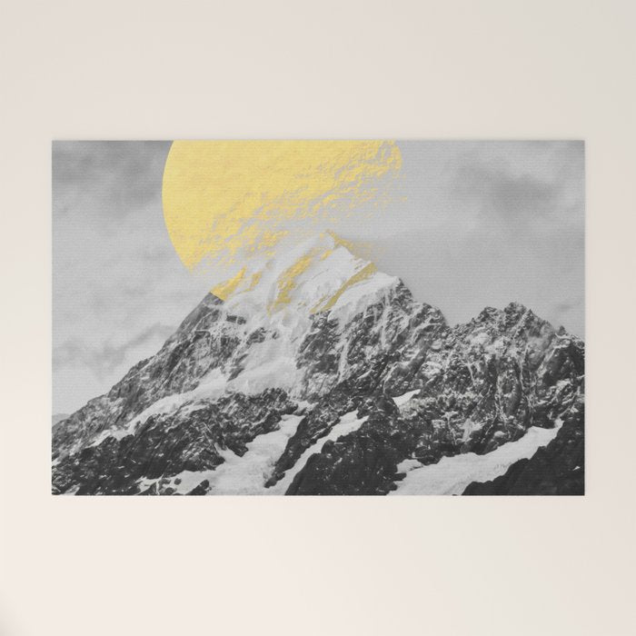 Moon dust mountains Welcome Mat Gallery Image 1
