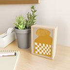Mustard Shapes Mini Art Print Gallery Image 2