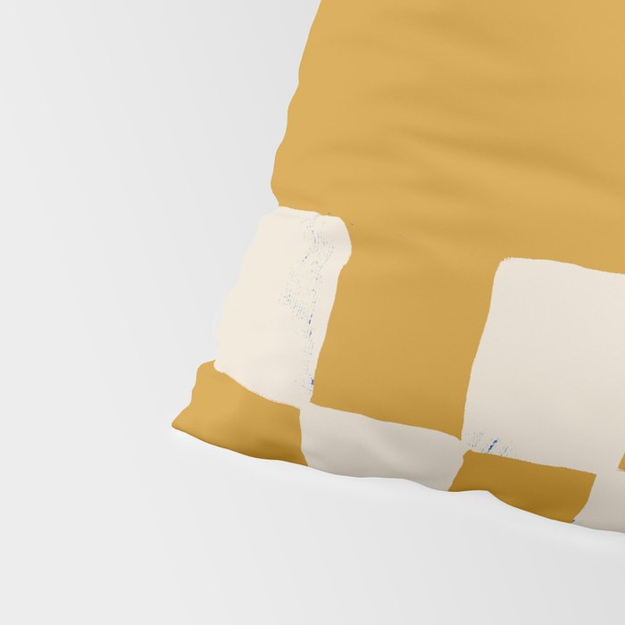 Mustard Shapes Pillow Sham Gallery Image 4