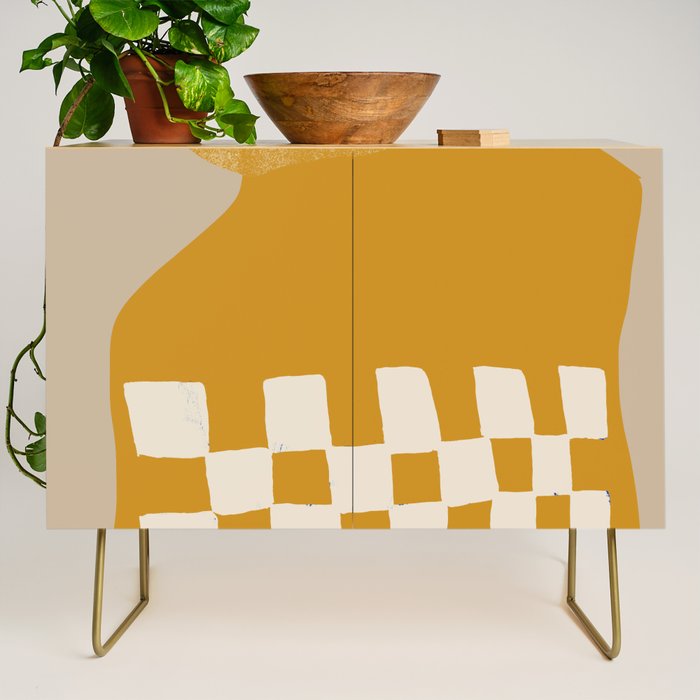 Mustard Shapes Credenza Gallery Image 1