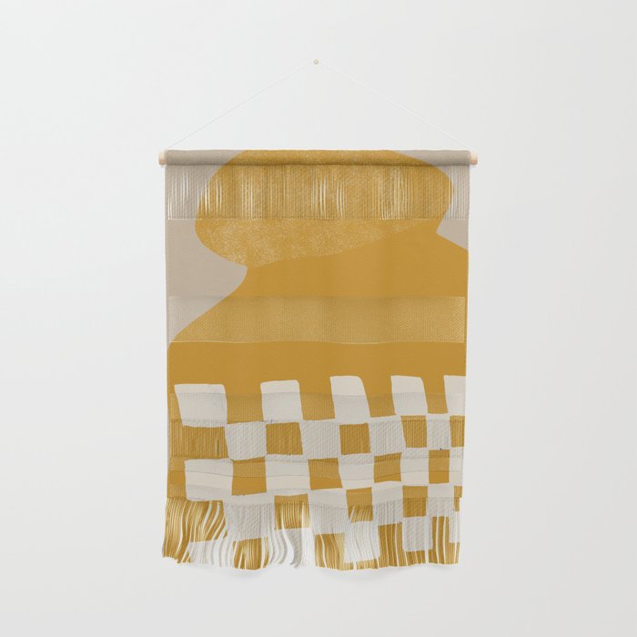 Mustard Shapes Wall Hanging Gallery Image 1