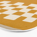 Mustard Shapes Bath Mat Gallery Image 3