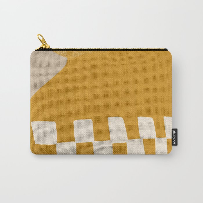 Mustard Shapes Carry All Pouch Gallery Image 1