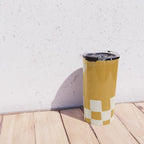 Mustard Shapes Travel Mug Gallery Image 4