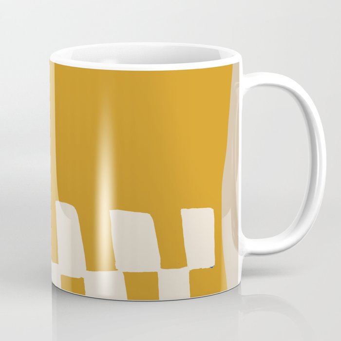 Mustard Shapes Coffee Mug Gallery Image 1