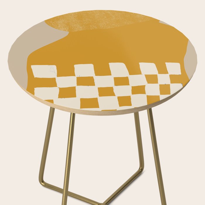 Mustard Shapes Side Table Gallery Image 2