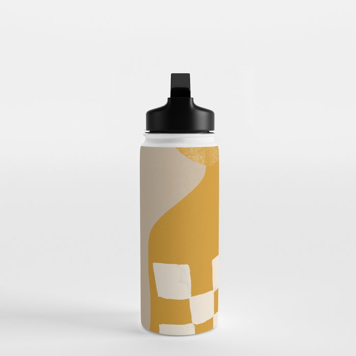 Mustard Shapes Water Bottle Gallery Image 3