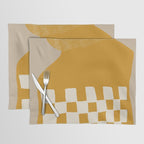 Mustard Shapes Placemat Gallery Image 1