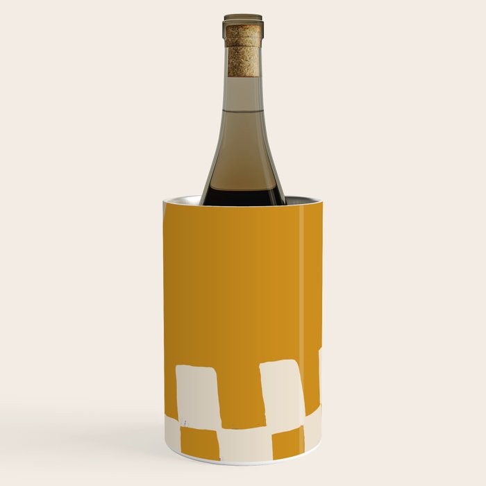 Mustard Shapes Wine Chiller Gallery Image 1