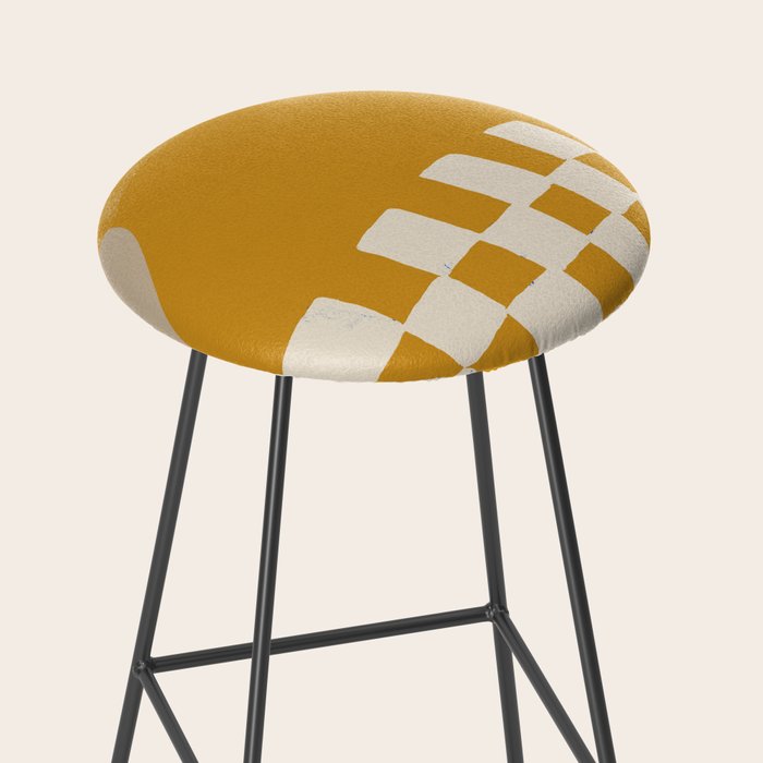 Mustard Shapes Stool Gallery Image 2