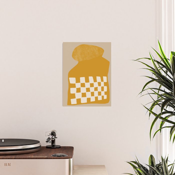 Mustard Shapes Poster Gallery Image 2