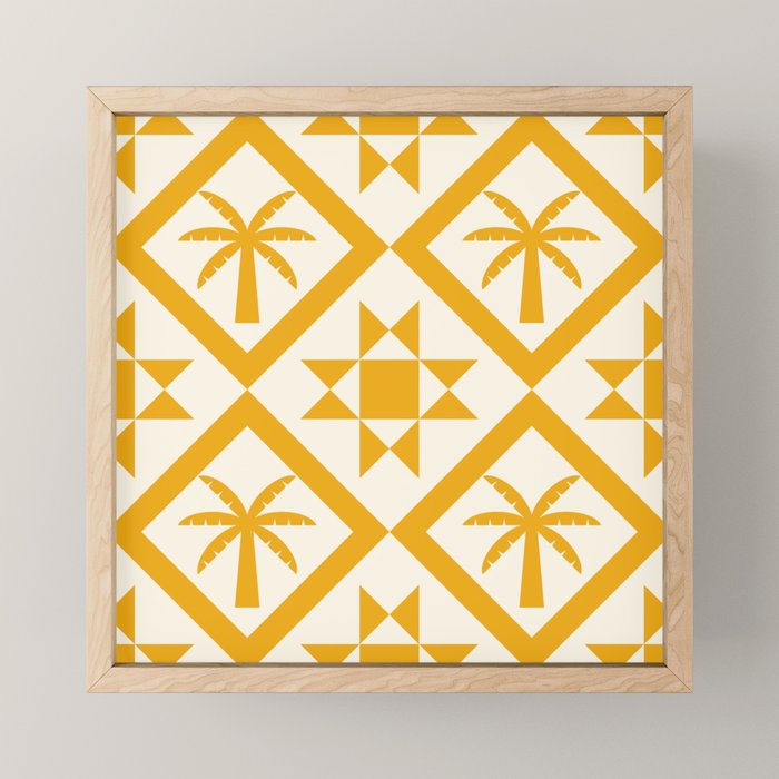 Bohemian Geometric Pattern 03A Mini Art Print Gallery Image 1